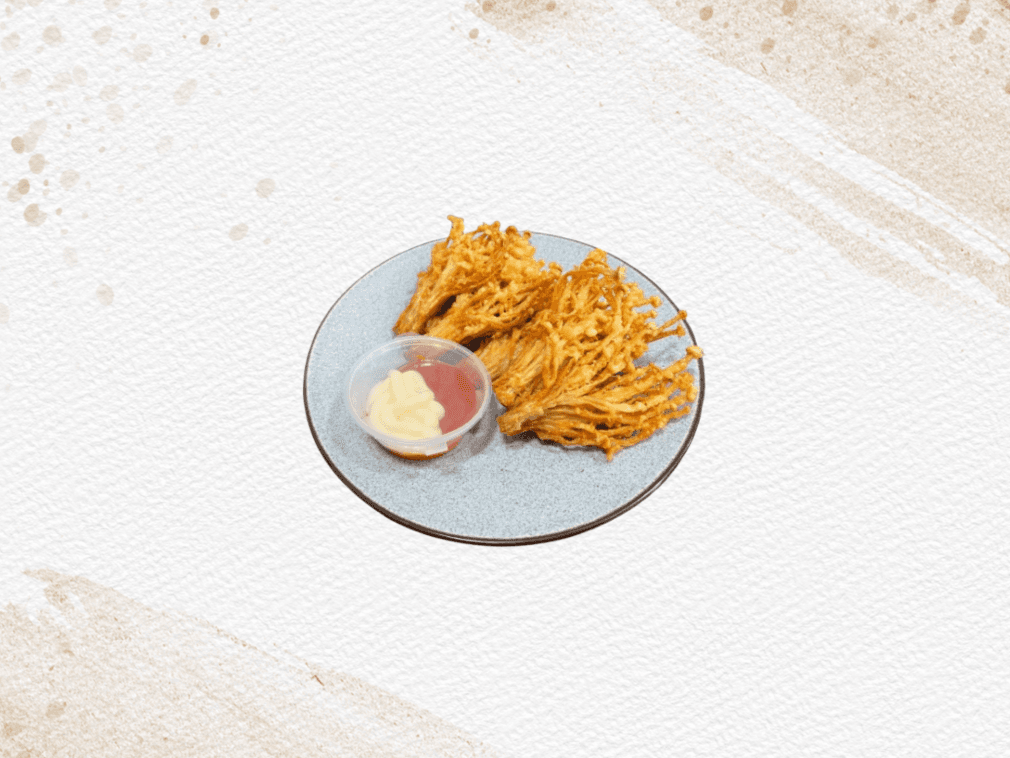 Crispy Enoki Mushrooms